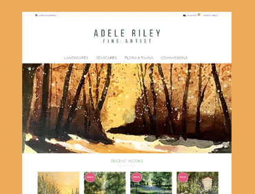 Fine Art ecommerce website